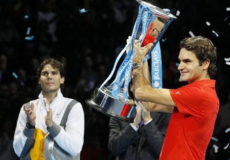 Hạ Nadal, Federer vô địch tại ATP World Tour Finals - 1 Hạ Nadal, Federer vô địch tại ATP World Tour Finals - 1