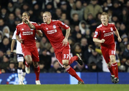 Liverpool thua tức tưởi phút cuối trước Tottenham - 2 Liverpool thua tức tưởi phút cuối trước Tottenham - 2