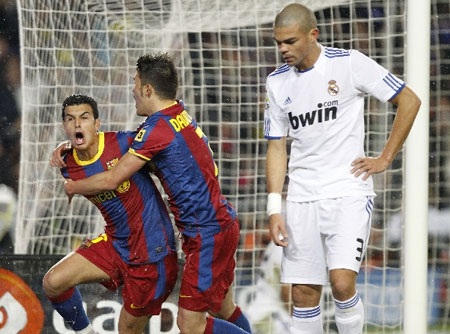 Villa lập cú đúp, Barca “vùi dập” Real Madrid 5-0 - 2