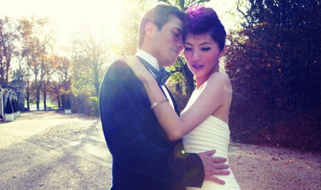 Dương Thiên Hoa lộ ảnh cưới bên chú rể đẹp trai - 3