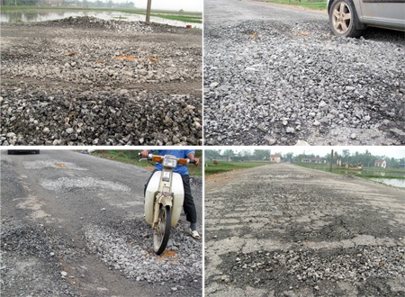 Bài 1: Đường chưa bàn giao đã “nát bấy” - 5