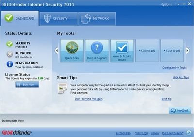 90 ngày dùng BitDefender Internet Security 2011 miễn phí - 1 90 ngày dùng BitDefender Internet Security 2011 miễn phí - 1