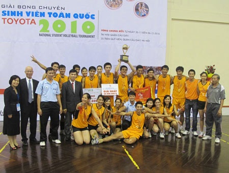 Đại học TDTT Bắc Ninh và TPHCM vô địch giải bóng chuyền Sinh viên - 1