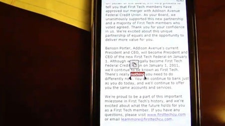 Video: Windows Phone 7 trình diễn chức năng cắt/dán - 1
