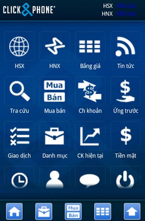 Phần mềm giao dịch chứng khoán cho điện thoại Android - 1 Phần mềm giao dịch chứng khoán cho điện thoại Android - 1
