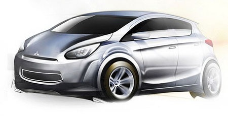 Phác họa mẫu xe giá rẻ mới của Mitsubishi - 1 Phác họa mẫu xe giá rẻ mới của Mitsubishi - 1