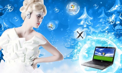 Công chúa tuyết Triệu Trang cùng Acer TimelineX - 3