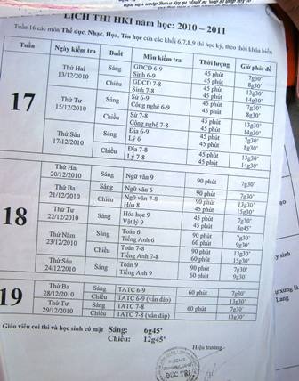 Học sinh “chạy việt dã” ôn thi học kỳ - 1