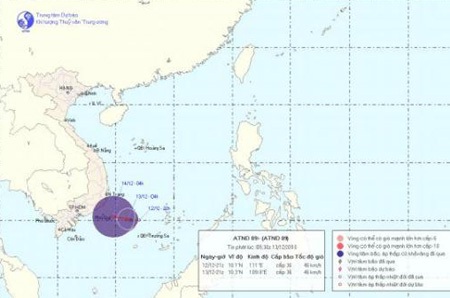 Trời trở rét, mưa rải rác do áp thấp nhiệt đới - 1