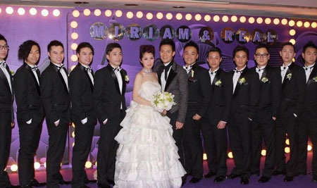 Dương Thiên Hoa rạng ngời trong ngày cưới - 11