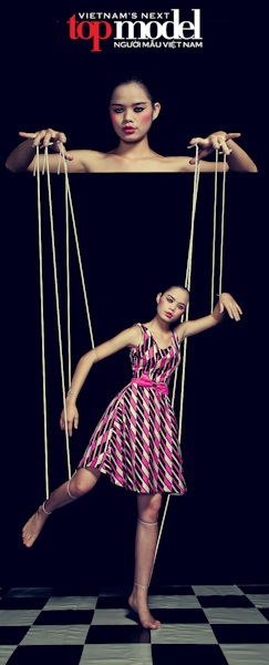 Vietnam’s Next Top Model: Hóa thân thành... con rối - 3 Vietnam’s Next Top Model: Hóa thân thành... con rối - 3