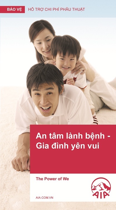 AIA Việt Nam giới thiệu sản phẩm "Hỗ trợ chi phí phẫu thuật" - 1 AIA Việt Nam giới thiệu sản phẩm "Hỗ trợ chi phí phẫu thuật" - 1