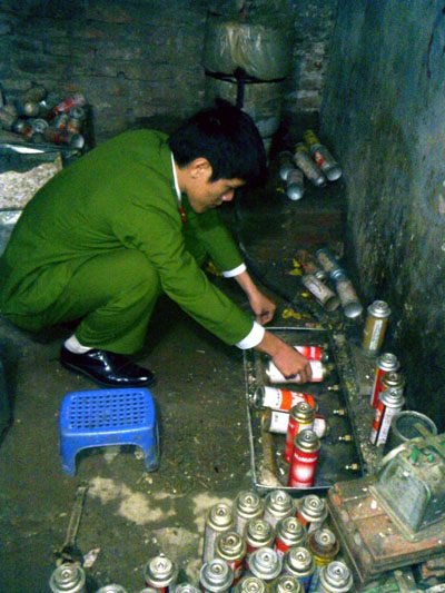 “Rùng mình” đột kích xưởng sang chiết ga trái phép - 3