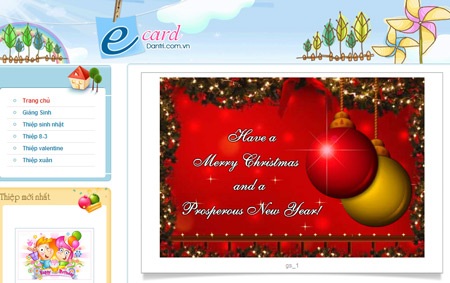 Gửi thiệp Giáng sinh cùng Dân trí - 1
