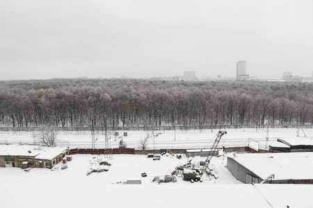 Chùm ảnh: Băng tuyết bao phủ Matx-cơ-va - 2