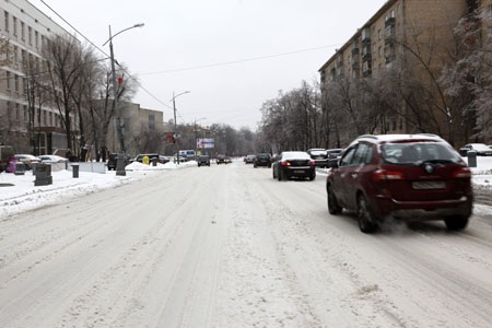 Chùm ảnh: Băng tuyết bao phủ Matx-cơ-va - 6