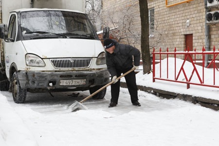Chùm ảnh: Băng tuyết bao phủ Matx-cơ-va - 9