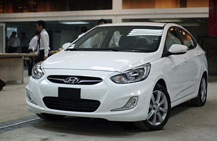 Hyundai Accent 2012 đã vào Việt Nam  Tuổi Trẻ Online