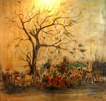 Nhịp sống trẻ qua nét vẽ SV ĐH Huế - 10