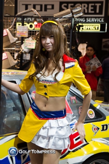 Nhan sắc trên sàn triển lãm xe độ Tokyo - 17