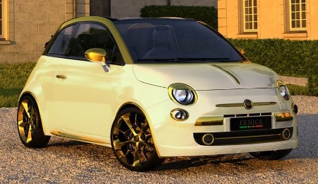Đại gia Trung Quốc chơi trội với Fiat 500 mạ vàng - 2 Đại gia Trung Quốc chơi trội với Fiat 500 mạ vàng - 2