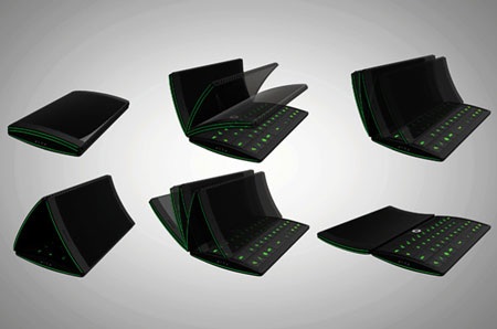 Ý tưởng điện thoại gập với 3 màn hình AMOLED - 2 Ý tưởng điện thoại gập với 3 màn hình AMOLED - 2
