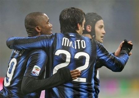 Thắng Cesena chóng vánh, Inter trở lại top 4 - 3