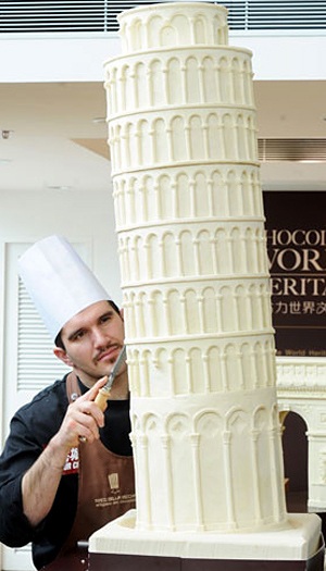 Các kỳ quan thế giới làm từ chocolate trắng tuyệt đẹp - 7