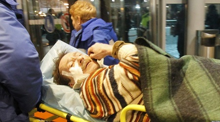 Ảnh vụ đánh bom khủng bố sân bay lớn nhất Nga - 1