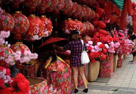 Không khí Tết tưng bừng khắp châu Á - 1