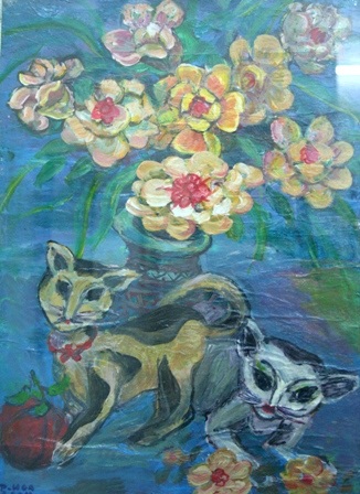 Xem chùm tranh mèo dí dỏm đầu xuân Tân Mão - 10