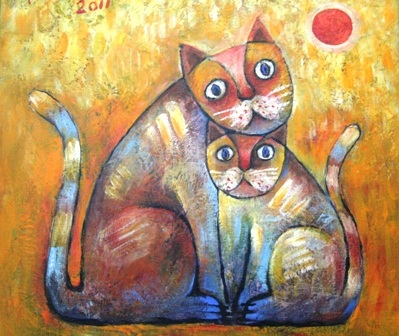 Xem chùm tranh mèo dí dỏm đầu xuân Tân Mão - 5