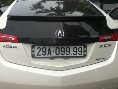 Acura ZDX biển mới tứ quý 9 tại Hà Nội - 1