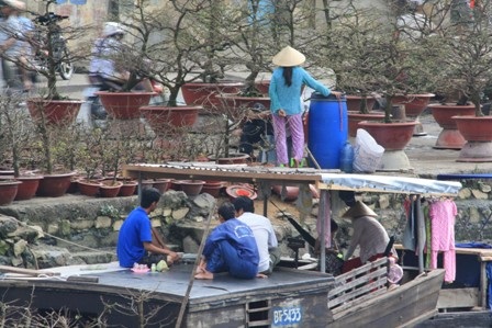TPHCM: Chợ hoa trên bến dưới thuyền - 9