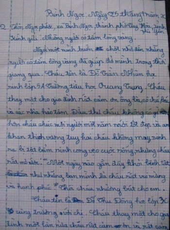 Thư cảm ơn của chị em bị vẹo cột sống - 2 Thư cảm ơn của chị em bị vẹo cột sống - 2