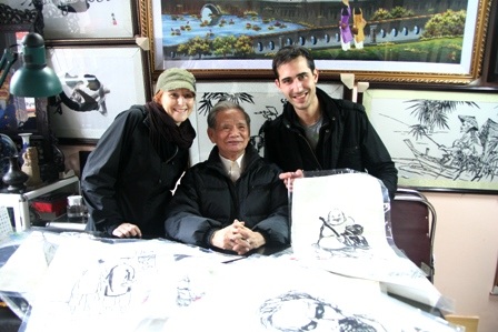 Xem “ông đồ, cây mai” của “lão thêu” hàng đầu xứ Huế - 13