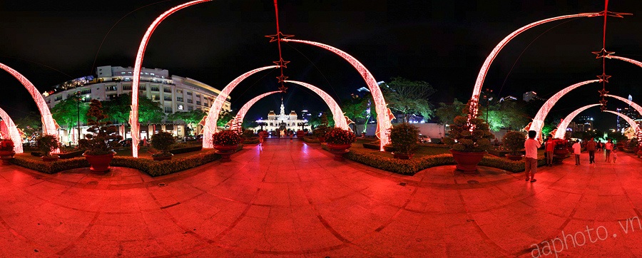 360 độ panorama Sài Gòn đón Tết Tân Mão - 14