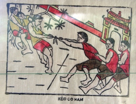 Xem trò chơi dân gian Tết xưa trên giấy dó - 5