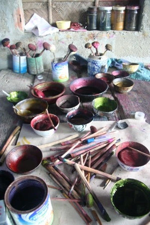 Xem trò chơi dân gian Tết xưa trên giấy dó - 1