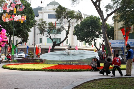 Chùm ảnh: "Gặp" cụ rùa Hồ Gươm ngày đầu xuân - 2