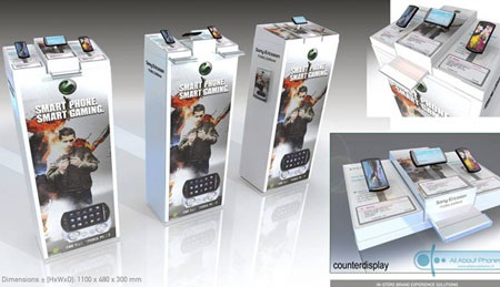 Lộ diện gian hàng trưng bày Sony Ericsson Xperia Play - 1 Lộ diện gian hàng trưng bày Sony Ericsson Xperia Play - 1