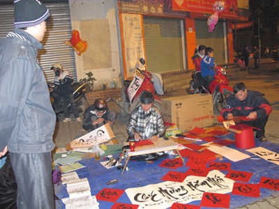 Cho chữ đầu năm - 1 Cho chữ đầu năm - 1