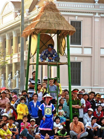 Xem những pha võ thuật độc đáo từ cờ người - 16