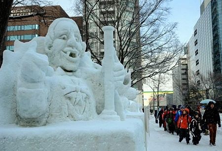 Khai trương mùa lễ hội băng độc đáo tại Nhật - 1