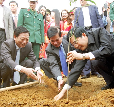 Chủ tịch nước Nguyễn Minh Triết phát động Tết trồng cây - 1