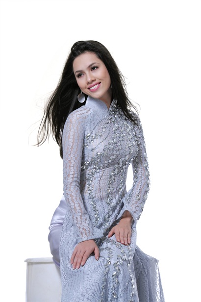 Á hậu Hoàng My duyên dáng áo dài - 6 Á hậu Hoàng My duyên dáng áo dài - 6