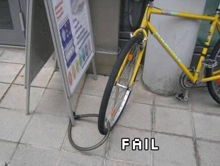 Những kiểu khóa xe hài hước - 3 Những kiểu khóa xe hài hước - 3