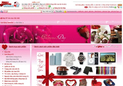 Quà tặng Valentine áp đảo trên mạng - 1