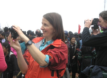 Du khách nước ngoài thích thú hội xuân Gầu Tào - Sa Pa - 2