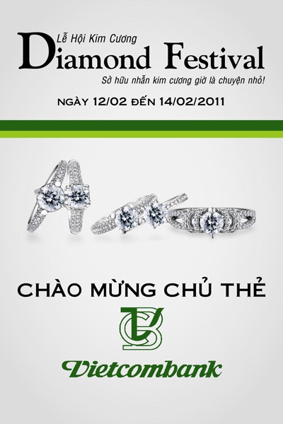 Hạnh phúc ngọt ngào đến từ Thế Giới Kim Cương và Vietcombank - 1 Hạnh phúc ngọt ngào đến từ Thế Giới Kim Cương và Vietcombank - 1